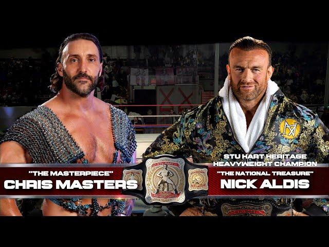 Nick Aldis (c) vs. Chris Masters — Stu Hart Heritage Heavyweight Championship Match