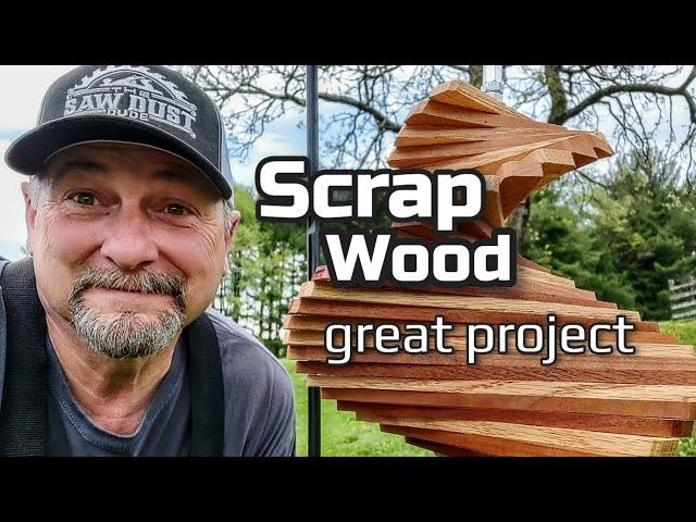 Scrap Wood Project / Wind Spinner / Beginner woodworking project you can sell!