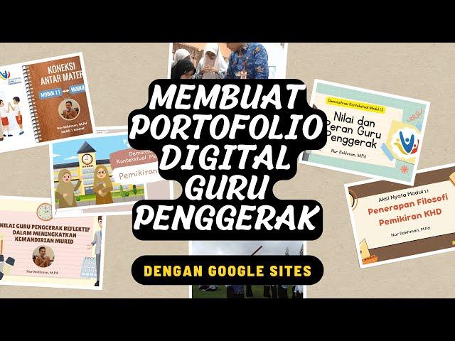 Cara Membuat Portofolio Digital CGP dengan Google Sites