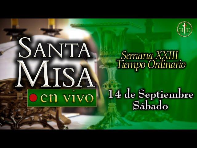 Bendición y Santa Misa  Sábado 14 de septiembre 8:00 a.m.️ Heraldos del Evangelio