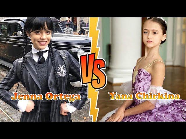 Jenna Ortega (WEDNESDAY) VS Yana Chirkina Transformation 2024  From Baby To Now