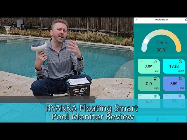 EASY WAY TO WATCH YOUR POOL CHEMICALS - RYAKKA Floating Smart Pool Monitor Review