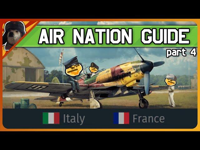 Air Nations in War Thunder EXPLAINED: Part 4 - Italy & France | War Thunder Plane Countries Guide