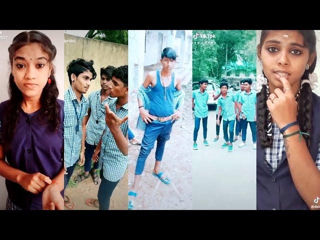 School girl and boys tik tok tamil ️