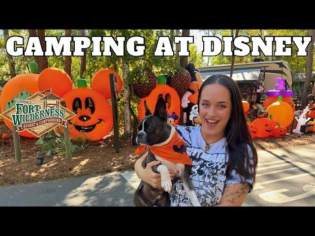 CAMPING AT DISNEY'S FORT WILDERNESS FOR HALLOWEEN!!