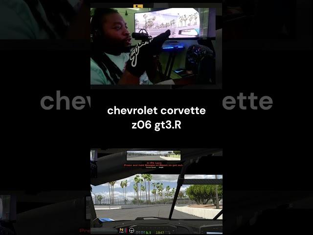 driving the chevrolet corvette z06 gt3.r for the first time.  #simrig #racing #z06 #chevrolet