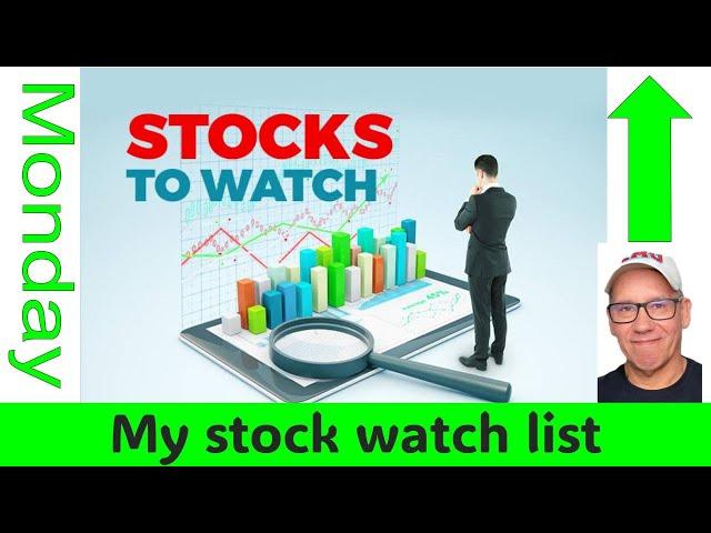 Live Stream Now :  My stock watch list