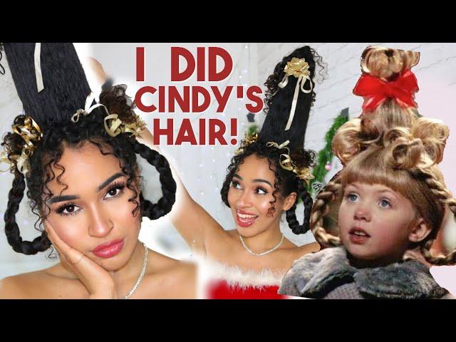 I RECREATED CINDY LOU WHO HAIR FROM THE GRINCH MOVIE! CURLY LOU WHO! Lana Summer