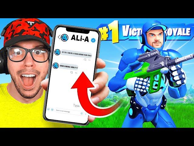 So Ali-A gave me a Fortnite challenge...