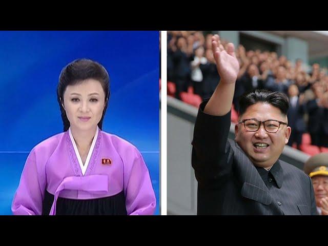 North Korean state TV releases message from Kim Jong-un