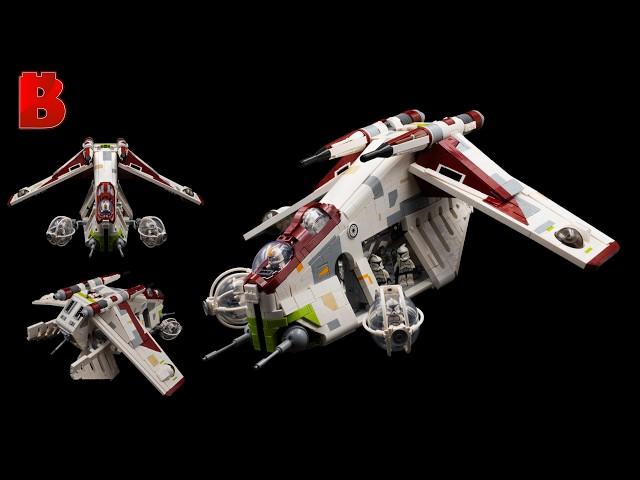 Is this the BEST LEGO Republic Gunship EVER?