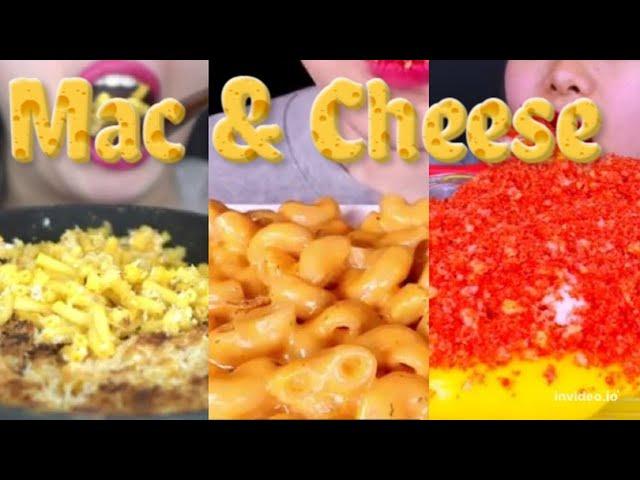 ASMR MUKBANG COMPILATION | MAC AND CHEESE | EATING SOUNDS | SATISFYING | GOOD FOOD ASMR