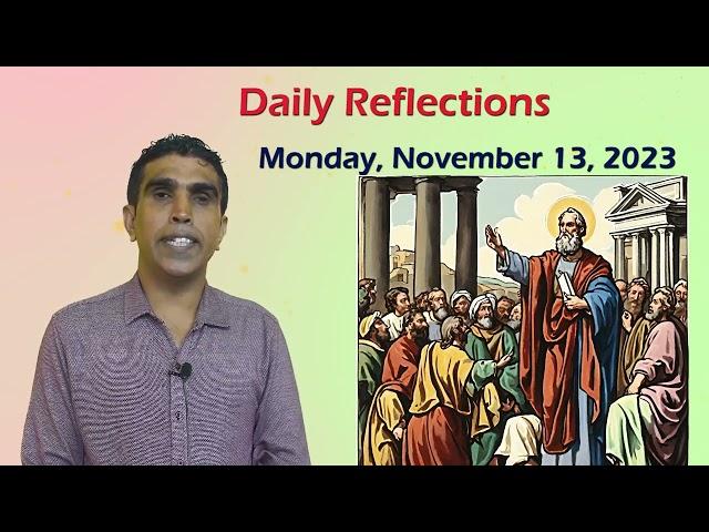 Daily Reflections 13 November 2023 Sunil Fernandes