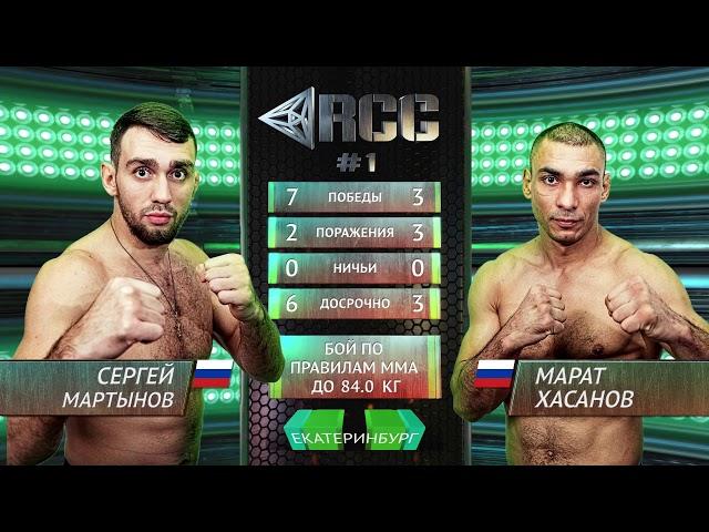 Сергей Мартынов vs Марат Хасанов  ⁄ Sergey Martinov vs Marat Hasanov