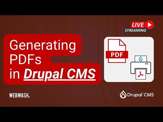 Generating PDFs in Drupal CMS