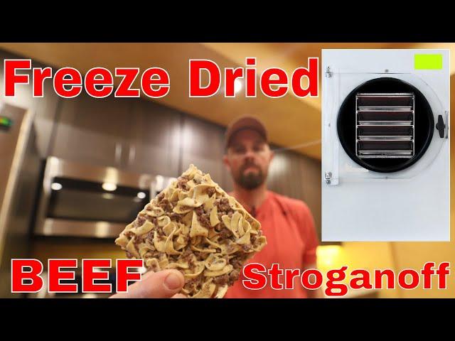 Freeze Dried Beef Stroganoff -- with Freeze Drying Recipe #freezedryingrecipes