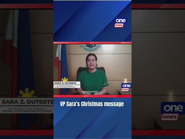 VP Duterte reminds Filipinos to help and empathize with those in need this holiday season
