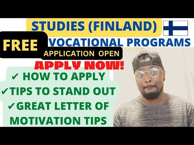 HOW TO APPLY TO VAMIA (FINLAND) FREE VOCATIONAL PROGRAMS AND TIPS THAT WILL MAKE YOU STAND OUT