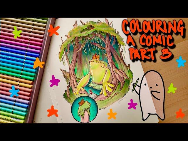 COLOUR WITH ME - illustrating with markers and colour pencils. Also I talk the whole time