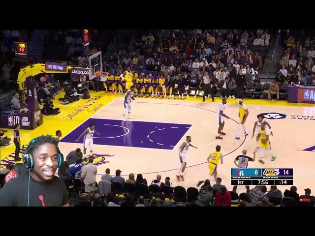 REACTING TO Los Angeles Lakers vs Philadelphia 76ers Full Game Highlights!