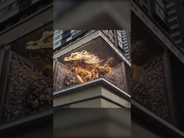 Outdoor 3D LED display screen Chinese dragon  #leddisplay #ledwalls #3Dleddisplay #chinesedragon