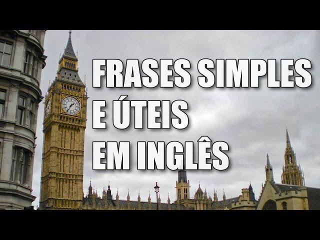 Frases simples e úteis em Inglês