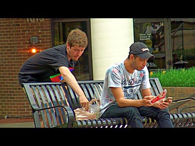 Eating Peoples Food Prank Part 4