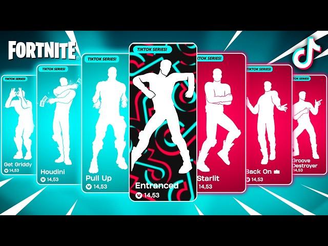 ALL TIKTOK DANCES & ICON SERIES EMOTES IN FORTNITE