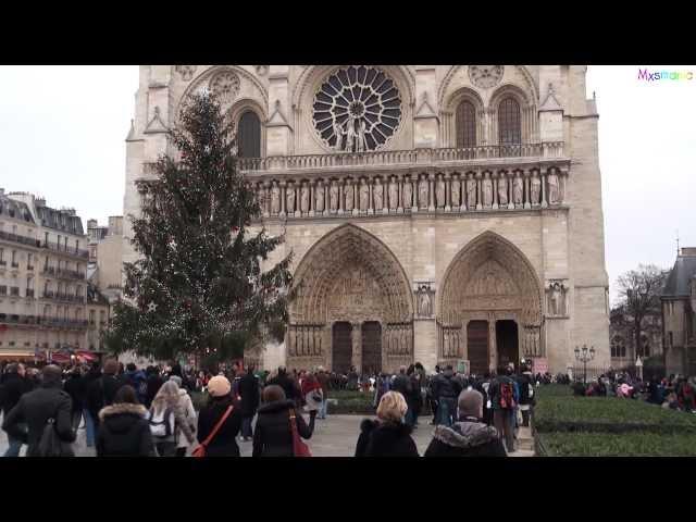 All bells ringing at Notre Dame Cathedral in Paris