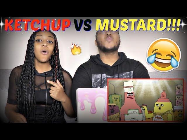 IllmacTV "Ketchup vs Mustard RAP BATTLE ft. Dizaster (RapOff)" REACTION!!