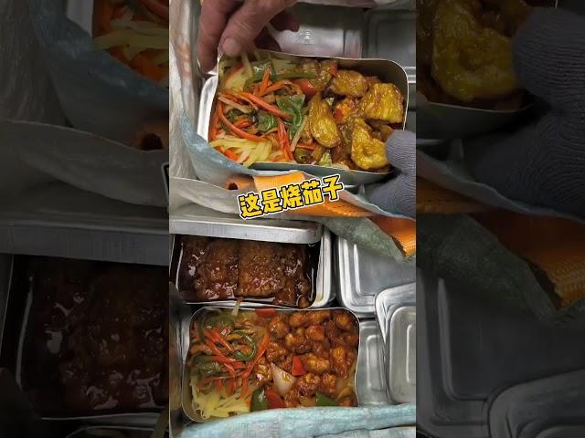 东北老式铝盒饭 6元一份‼️荤素搭配，香迷糊了～朴实的家常菜，是童年的味道 #东北盒饭 #美食 #铝盒饭 #chinastreetfood #streetfood #chinafood