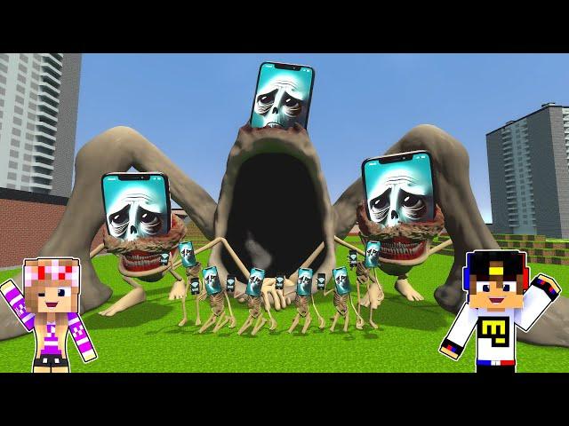 BROKEN MOD SEA DEVOURER FROM MEMES IN MINECRAFT NOOB GIRL AND PRO MINECRAFT TROLLING VIDEO