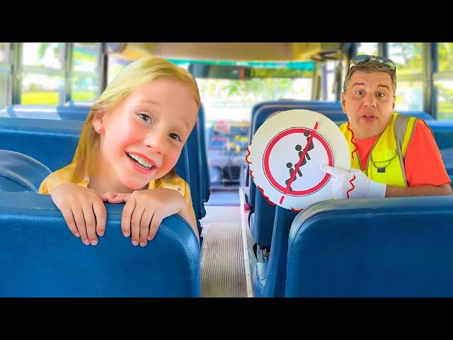 Nastya and the School Bus - Yellow Bus Rules for Kids