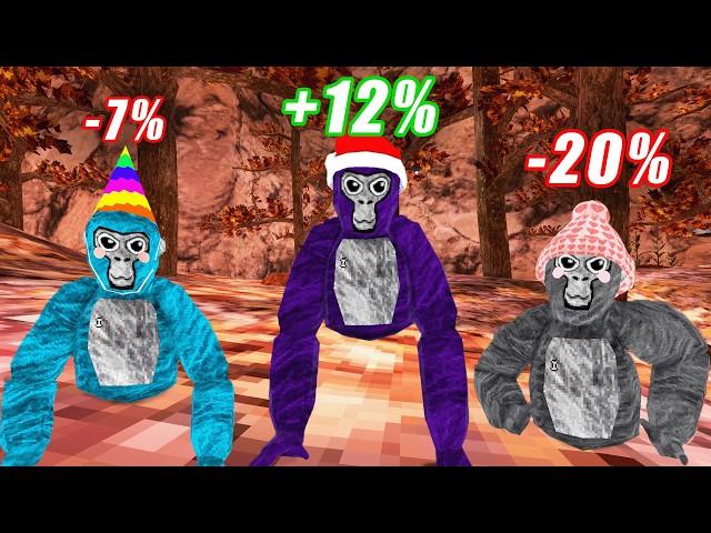 Using Gorilla Tag YouTubers Arm Lengths | Jman, TTTPig, Elliot