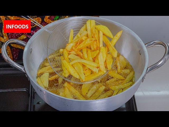 How to Make French Fries (Chips) | Simple Fries Recipe | Crispy French Fries Recipe | Infoods