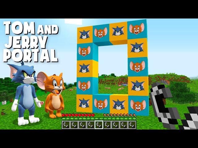 HOW CORRECTLY LIGHT this TOM and JERRY PORTAL in Minecraft ! Tom vs Jerry - GAMEPLAY Movie