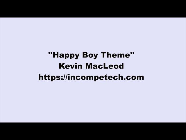 Kevin MacLeod ~ Happy Boy Theme