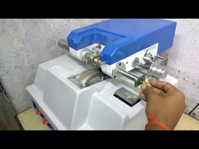 Semi Auto Lens Edger Machine by Deep International - Grinding complex glass/lens shapes