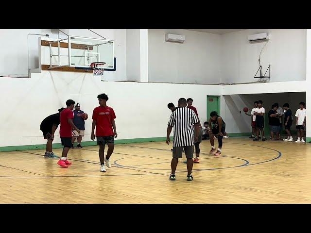 ISC 2024 Basketball tournament boys  Chuuk high A VS. Zavier High B