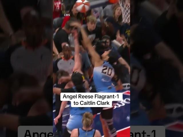 Angel Reese's foul on Caitlin Clark was upgraded to a Flagrant 1 after official review