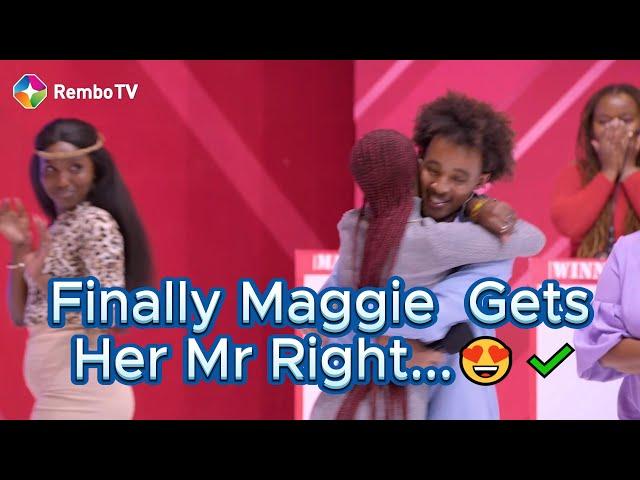 FINALLY MAGGIE GETS HER MR RIGHT ON HELLO MR RIGHT KENYA ON REMBO TV EVERY SATURDAY 8.00 PM 