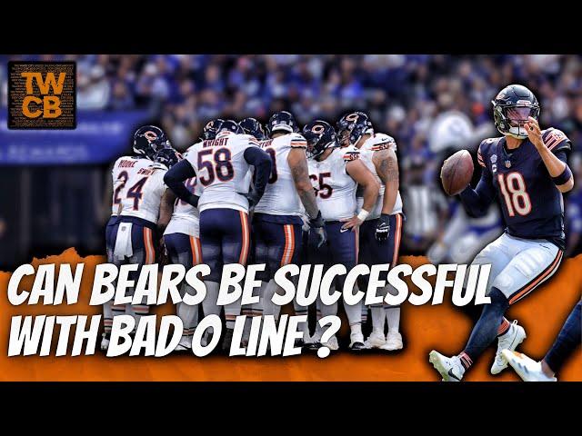 Can the Chicago Bears Succeed Despite Their Struggling Offensive Line?