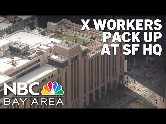 Workers at X headquarters in SF packing up for move — to South Bay