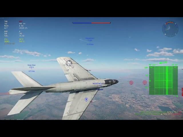 How to use Aim7C's/F3H-2 Demon (War Thunder)