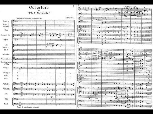 César Cui - Overture to The Mandarin's Son