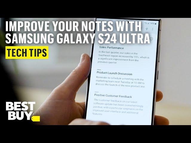 Note Assist on the Samsung Galaxy S24 Ultra