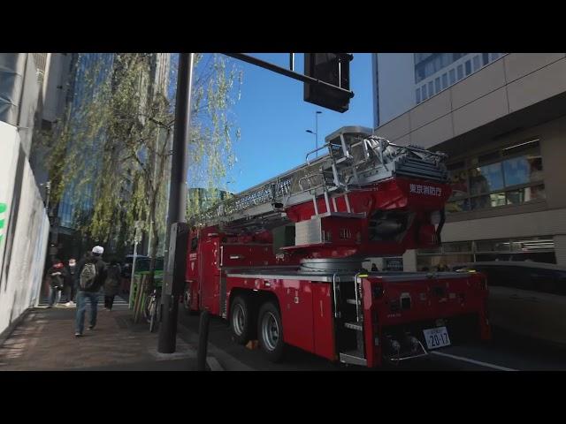 Ginza  Street Closure and Fire