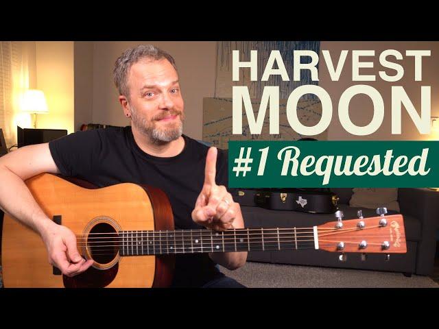 How to Play "Harvest Moon" on Guitar - Neil Young