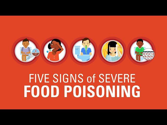 Five Signs of Severe Food Poisoning