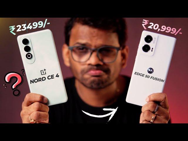 Motorola Edge 50 Fusion vs Oneplus Nord CE 4 - Best 5G Phones Under 25000